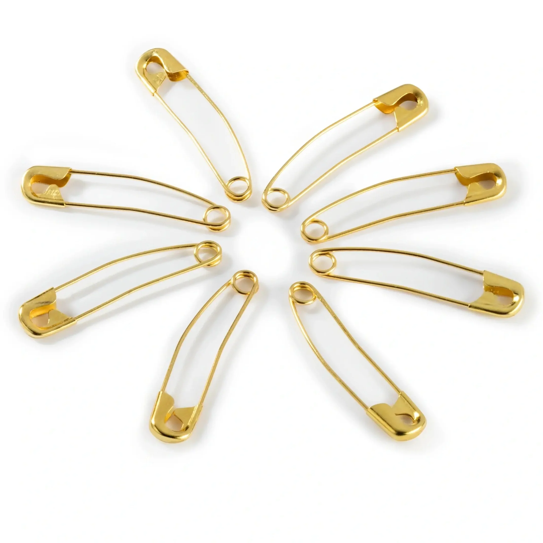 1-1/2" Safety Pins, Gold, 150 pc - Image 2