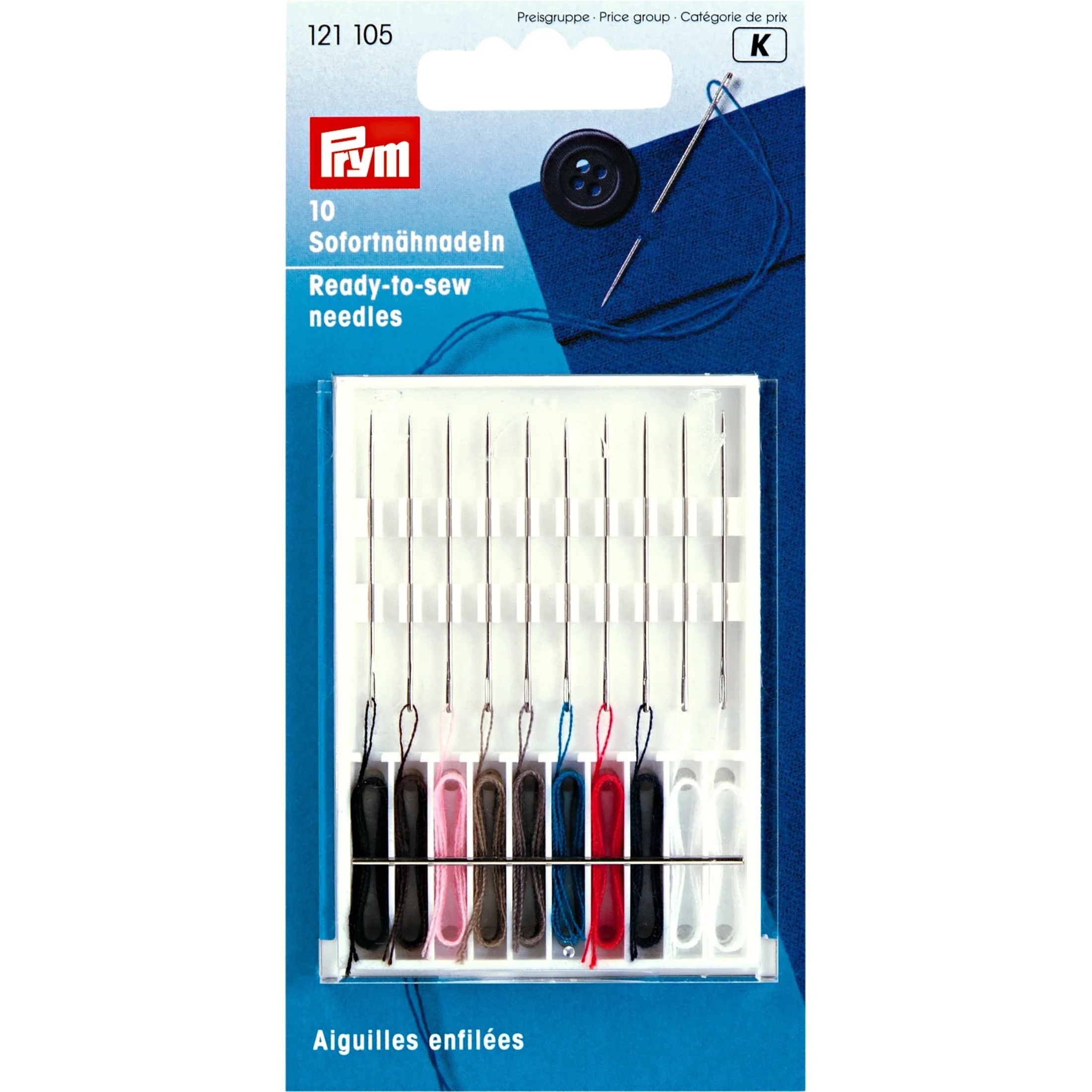 Ready-To-Sew Hand Needle Set, 10 pc