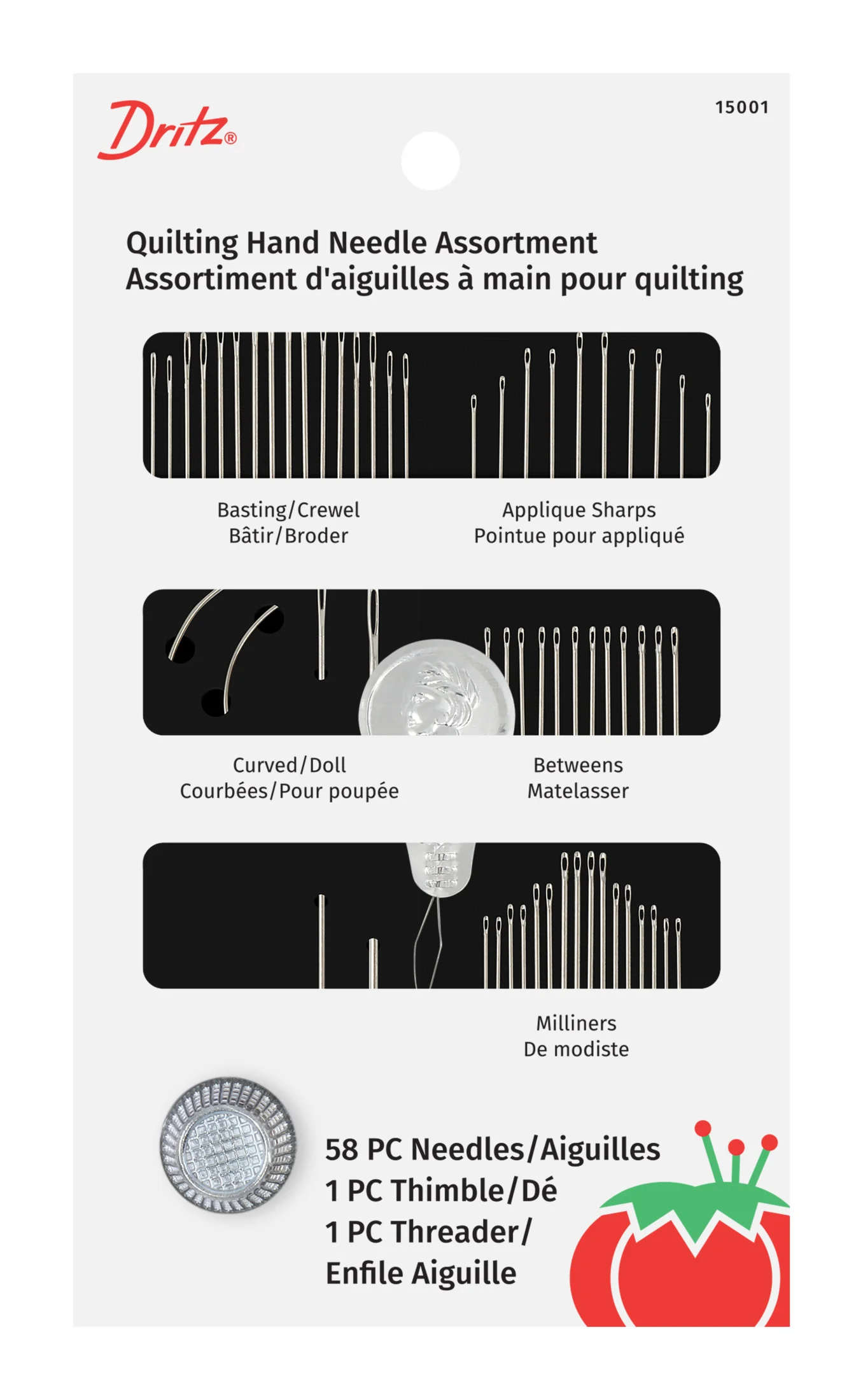 Quilters Hand Needle Assortment