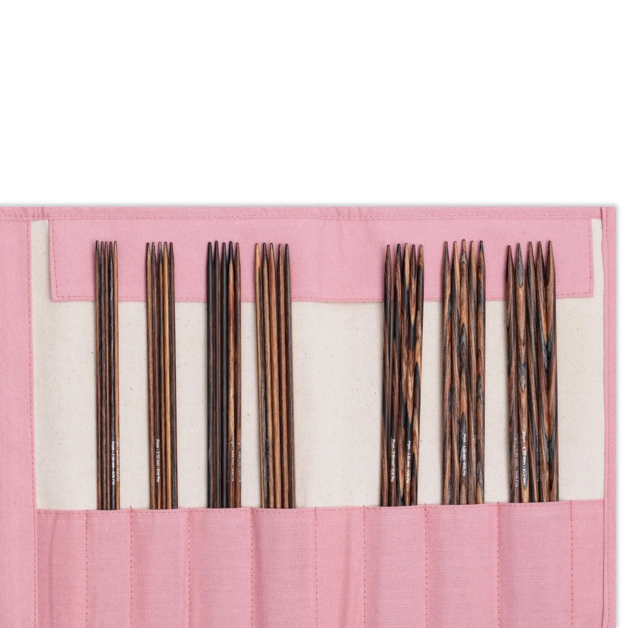 Double Pointed Knitting Needle Set, Natural, 2.0-4.5mm - Image 4