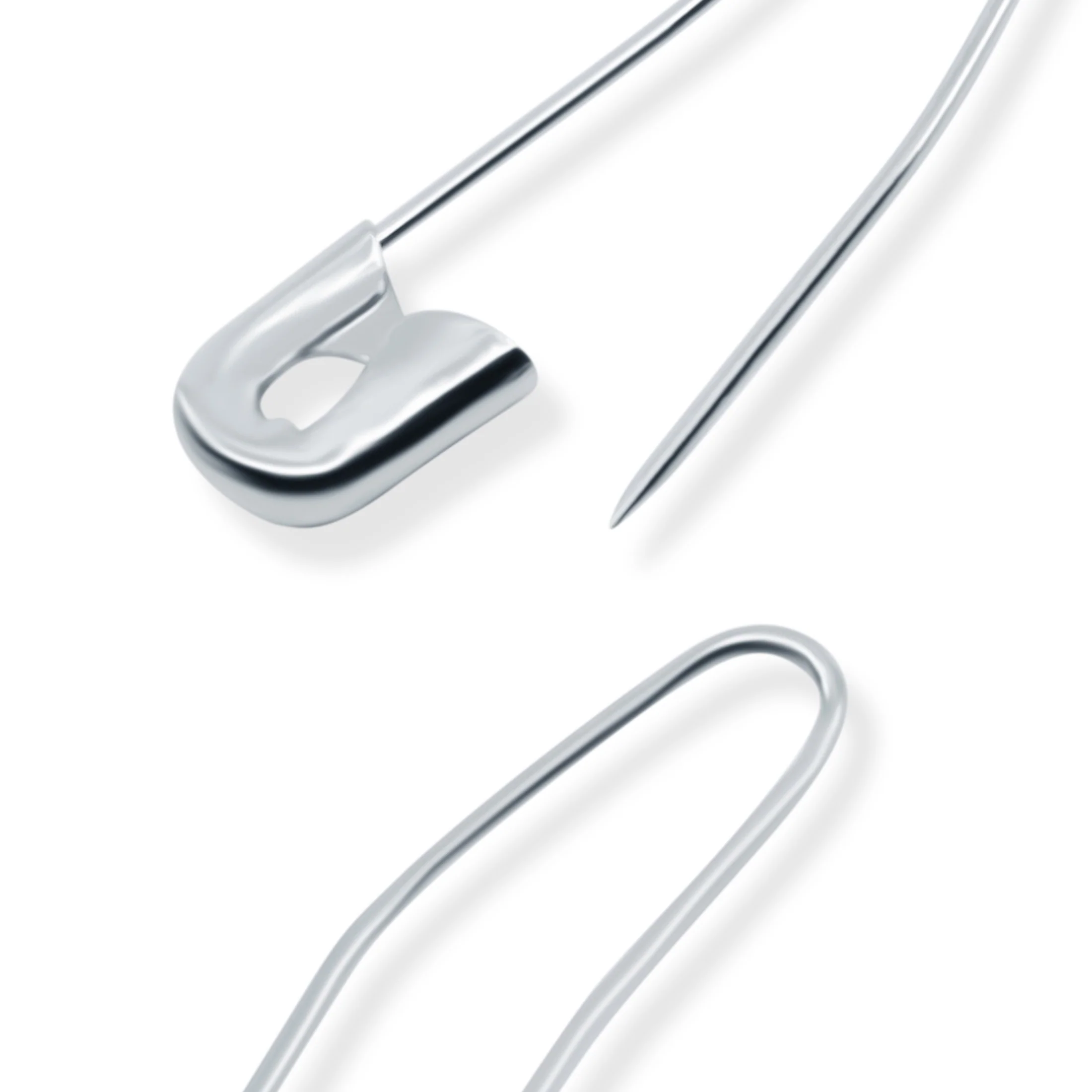 1-1/16" Curved Coiless Safety Pins, 50 pc - Image 4