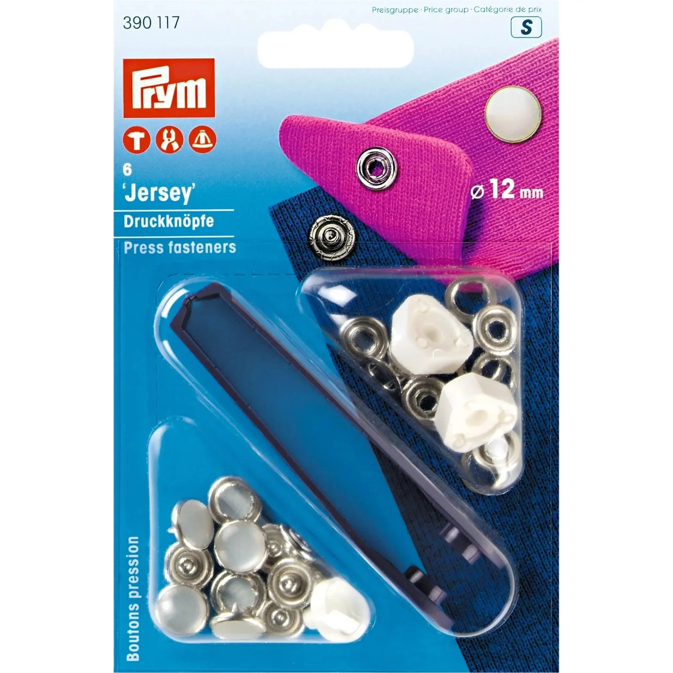 JERSEY 12 mm refill pearl 6pc