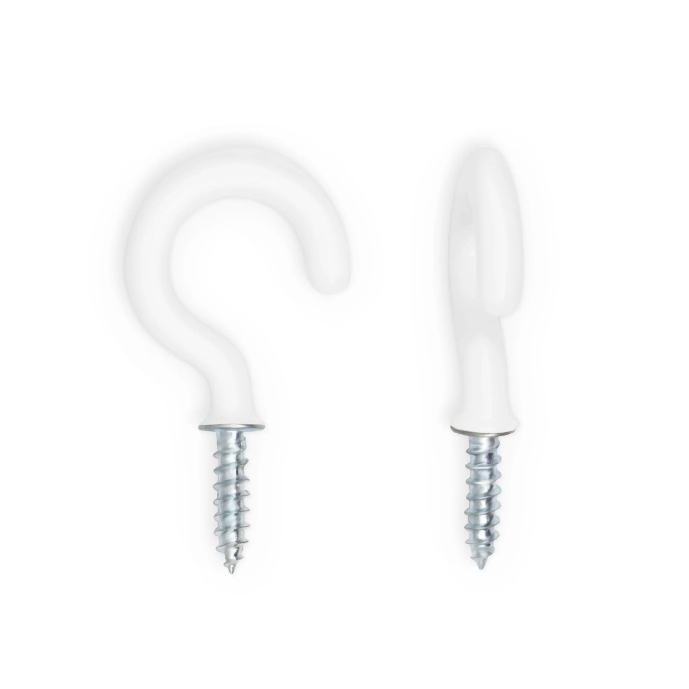 1-1/2" Tieback Holder Set, White, 2 Sets - Image 2