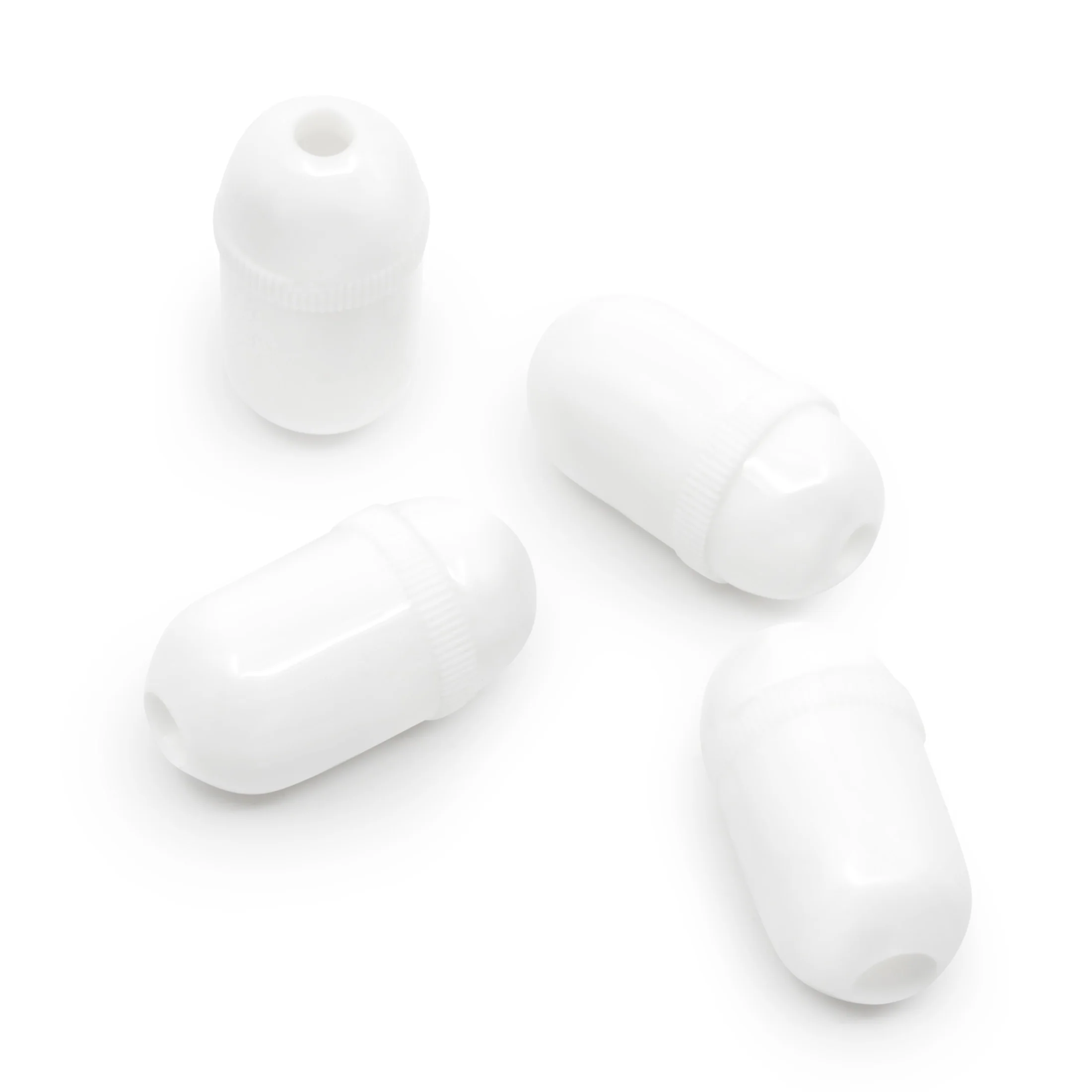 Cord Condensers, White, 4 pc - Image 2