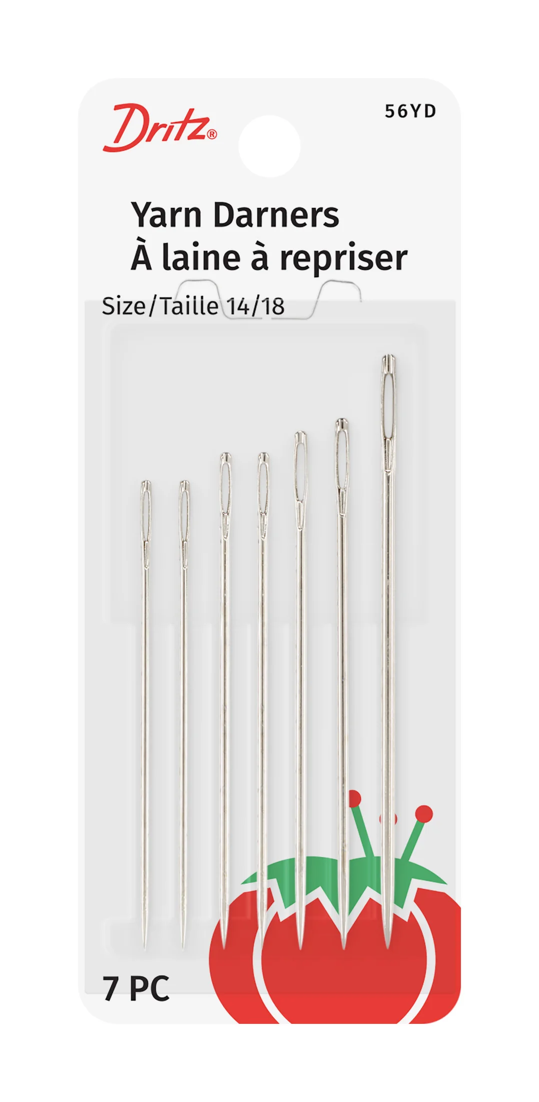 Yarn Darner Hand Needles, Size 14/18, 7 pc