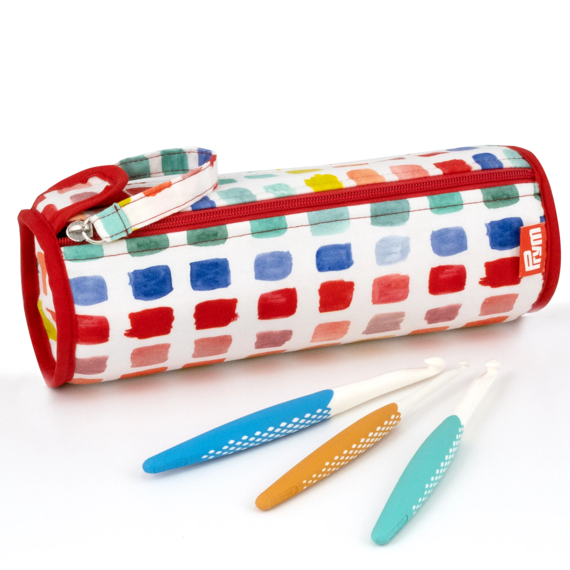Crochet Hook Roll & Organizer, Rainbow Specks - Image 3