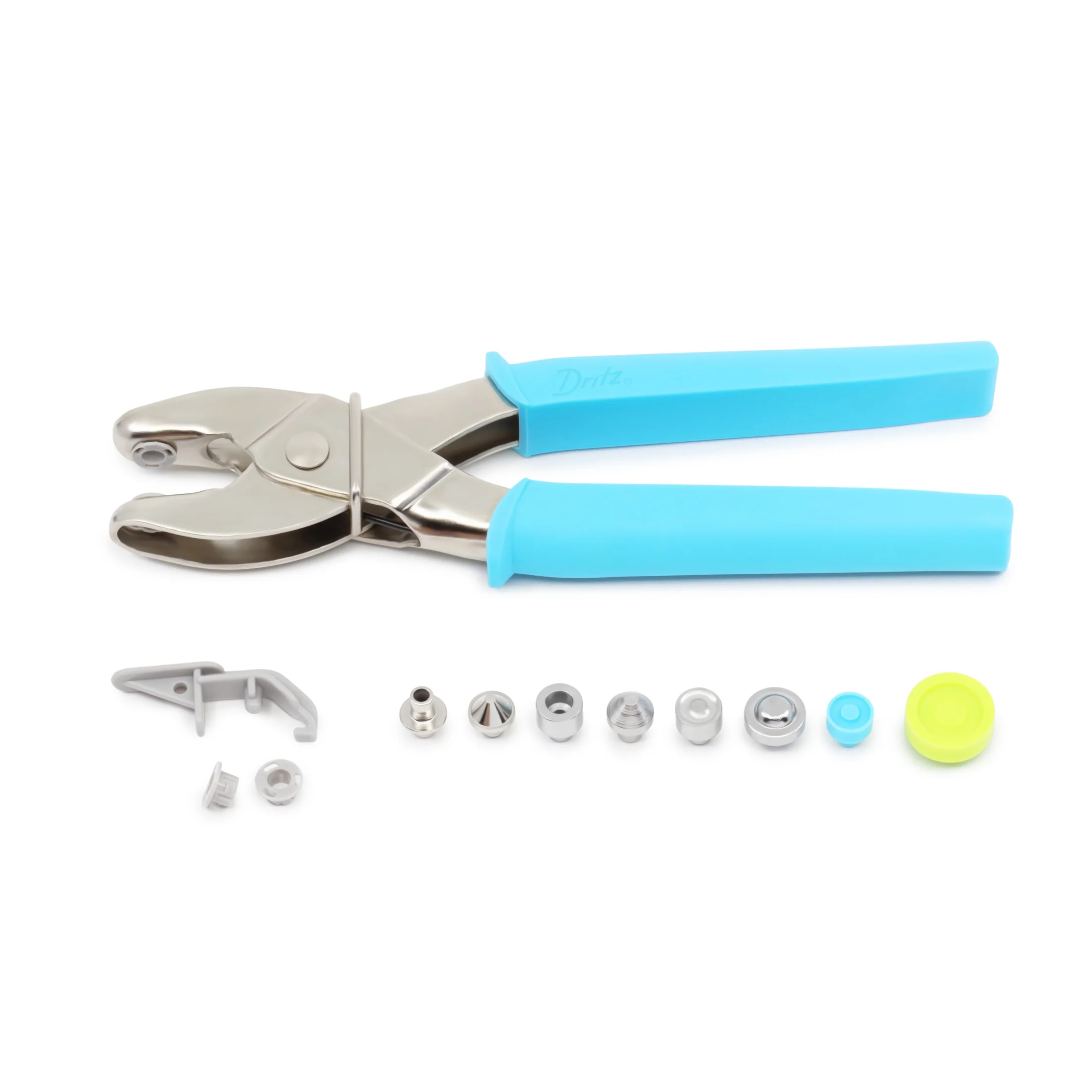 Eyelet Pliers for 5/32" & 1/4" Eyelets, Turquoise - Image 3