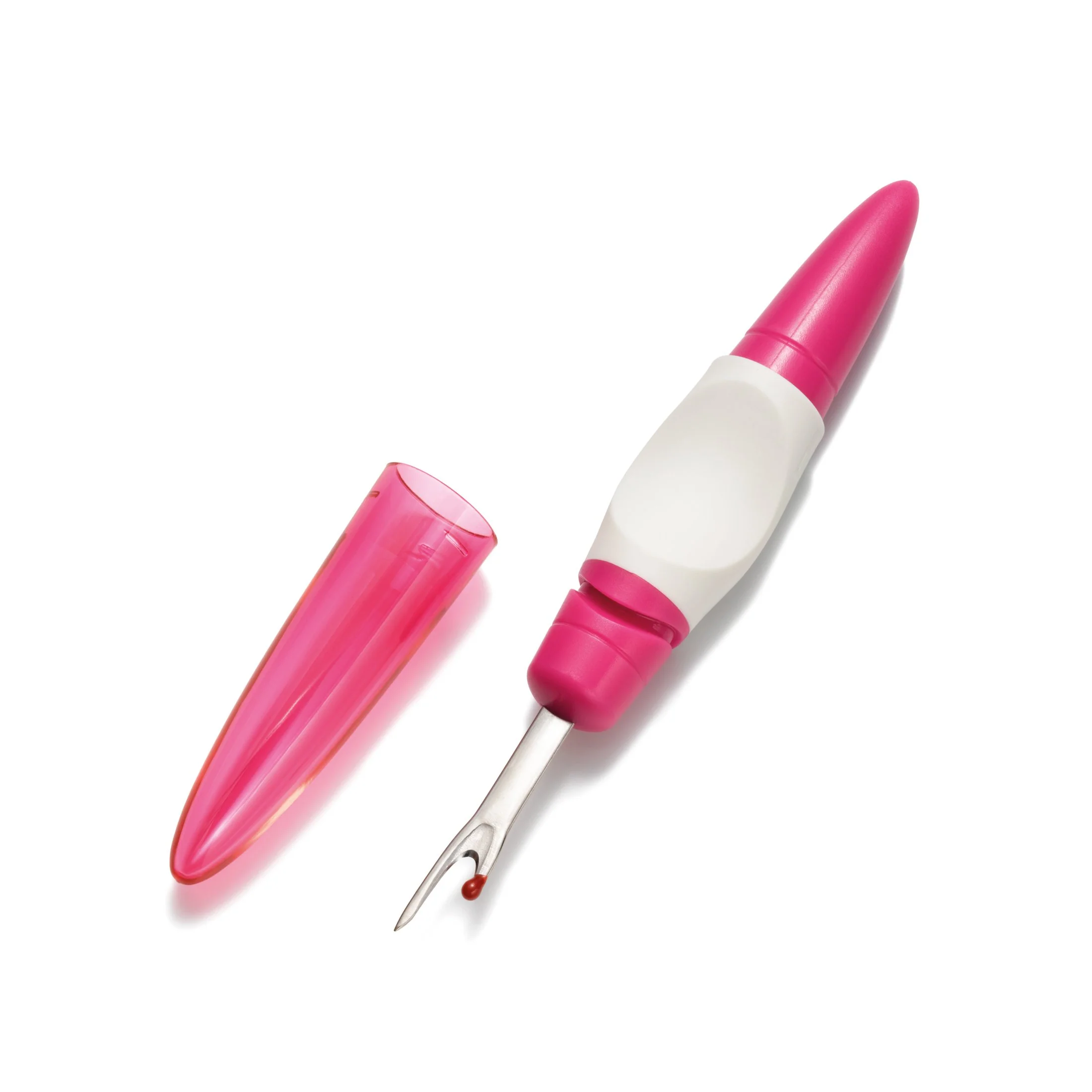 Large Seam Ripper with Protective Cap, Pink - Image 3