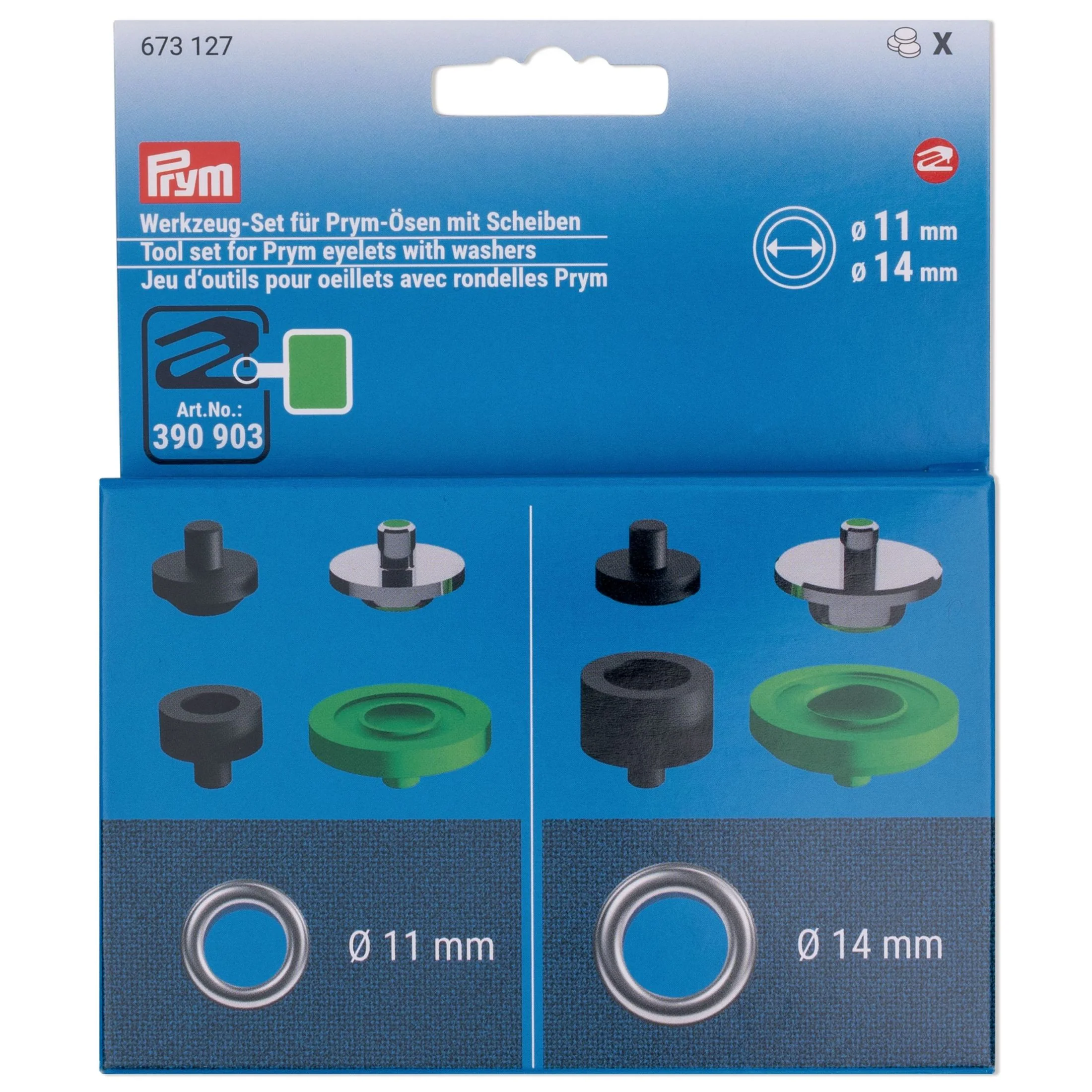 VARIO Tools set Eyelets 11-14 mm