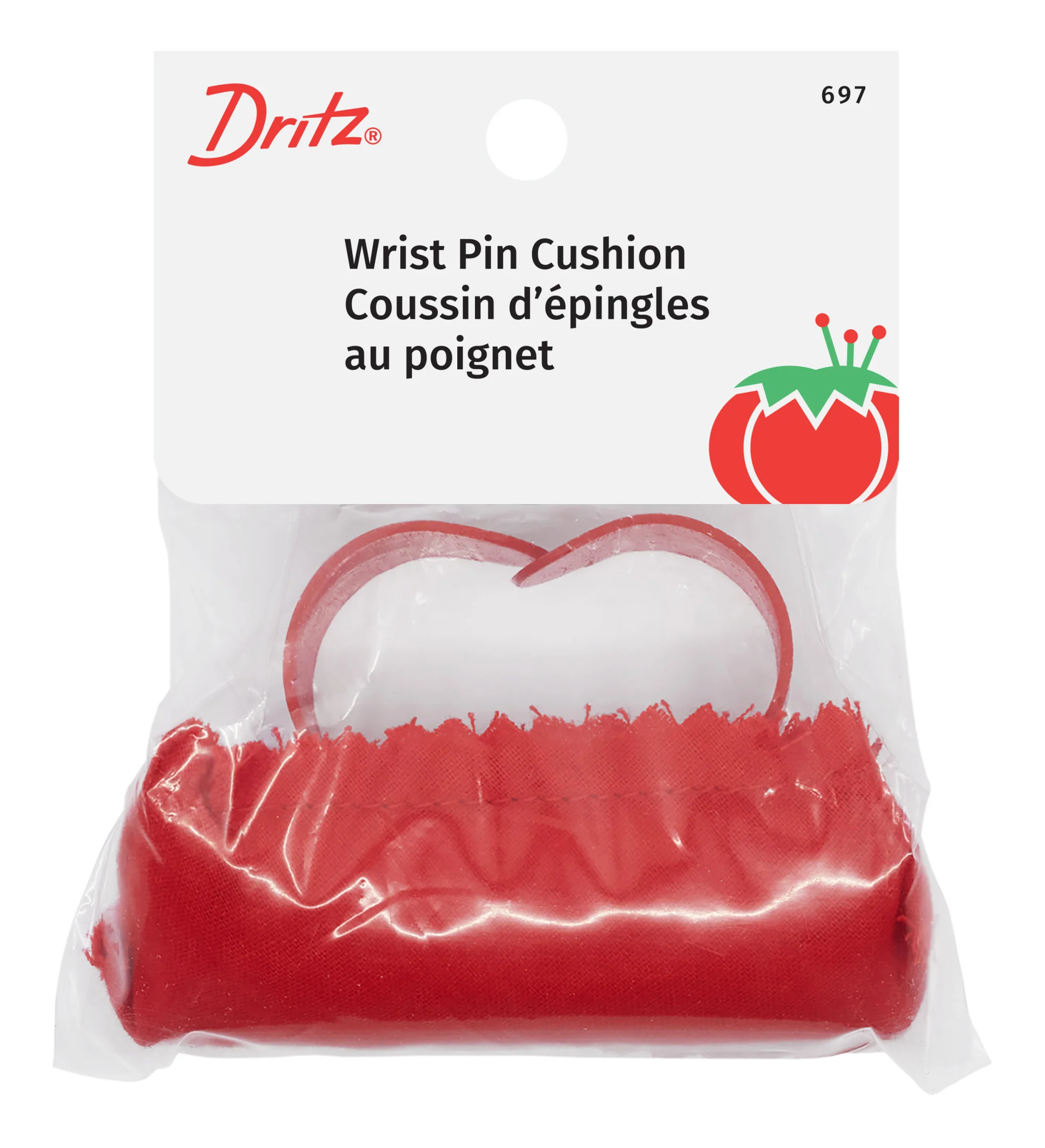 Wrist Pin Cushion with Adjustable Strap, Assorted Colors