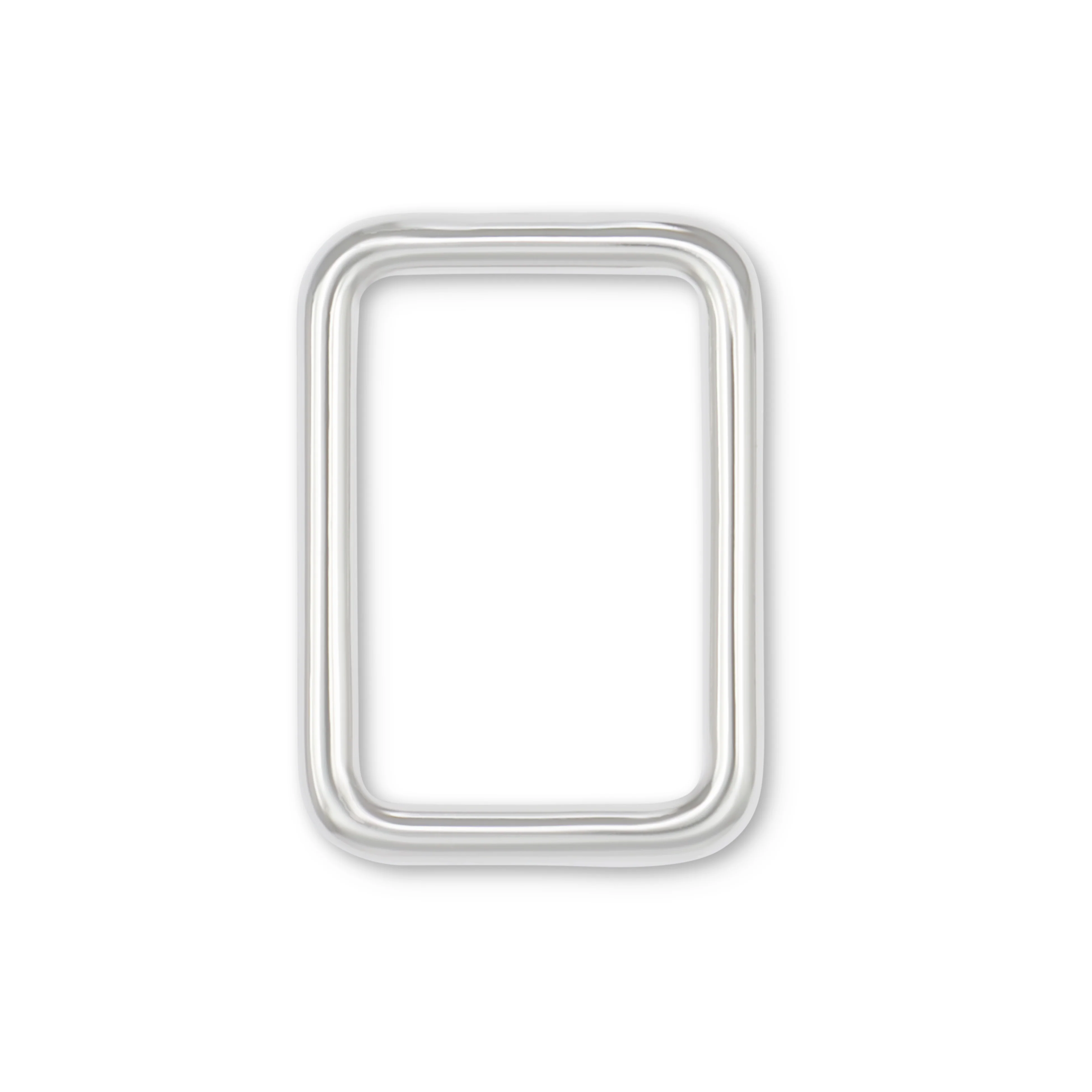 1" Rectangle Rings, Nickel, 2 pc - Image 3