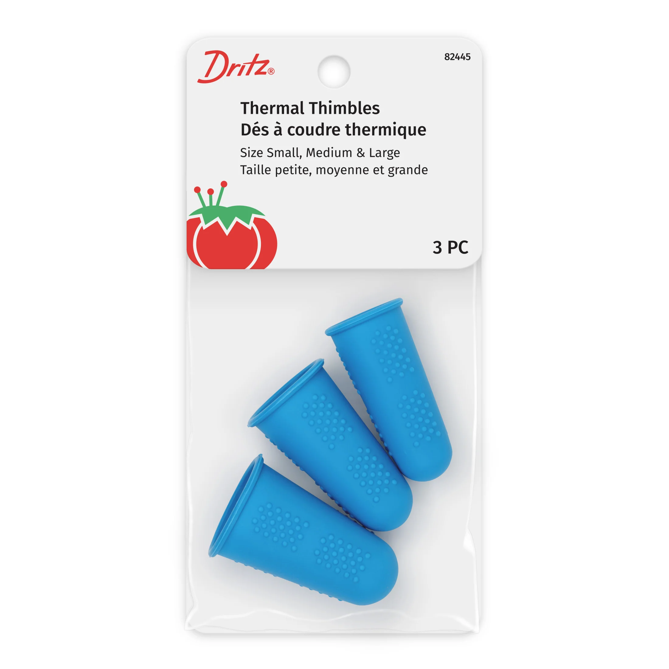 Thermal Thimbles, Assorted Sizes, 3 pc
