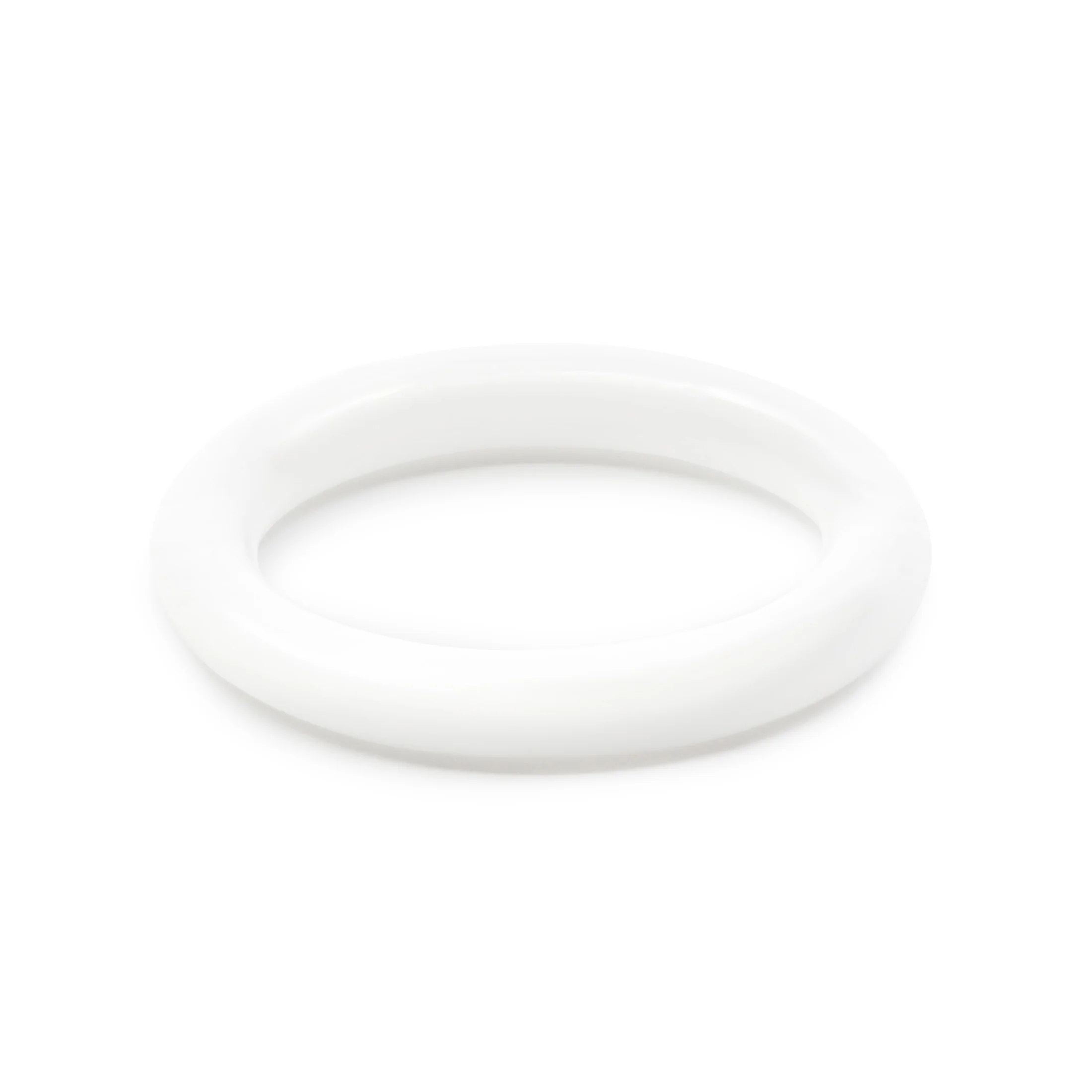 1" Plastic Rings, White, 14 pc - Image 2