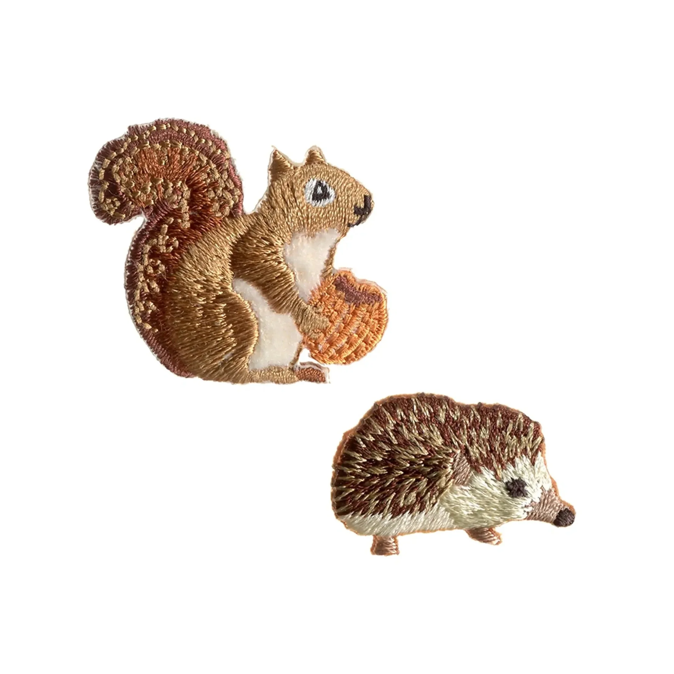 Applique, Hedgehog & Squirrel, 2 pc - Image 2