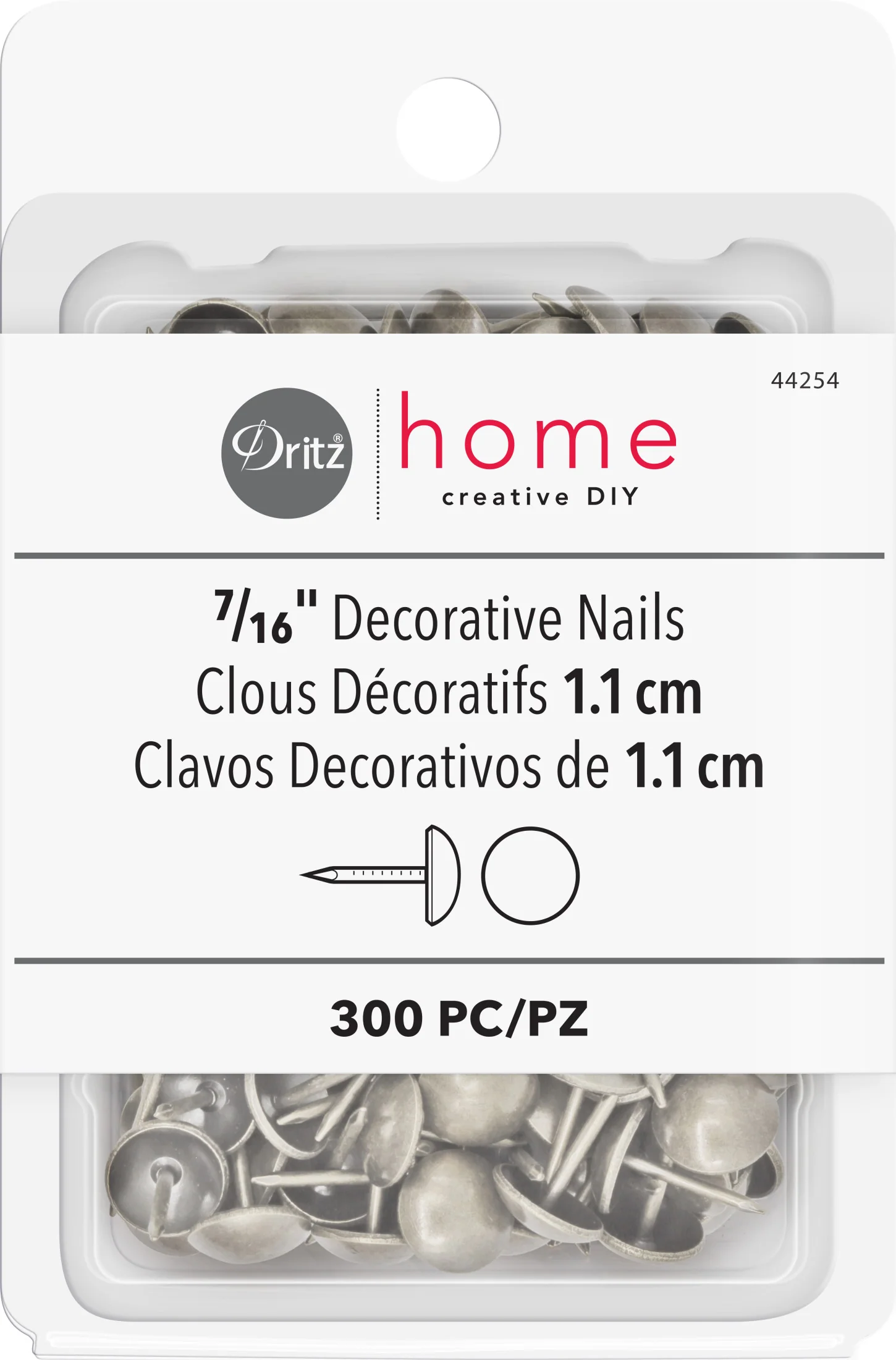 7/16" Smooth Decorative Nails, 300 pc - Image 5