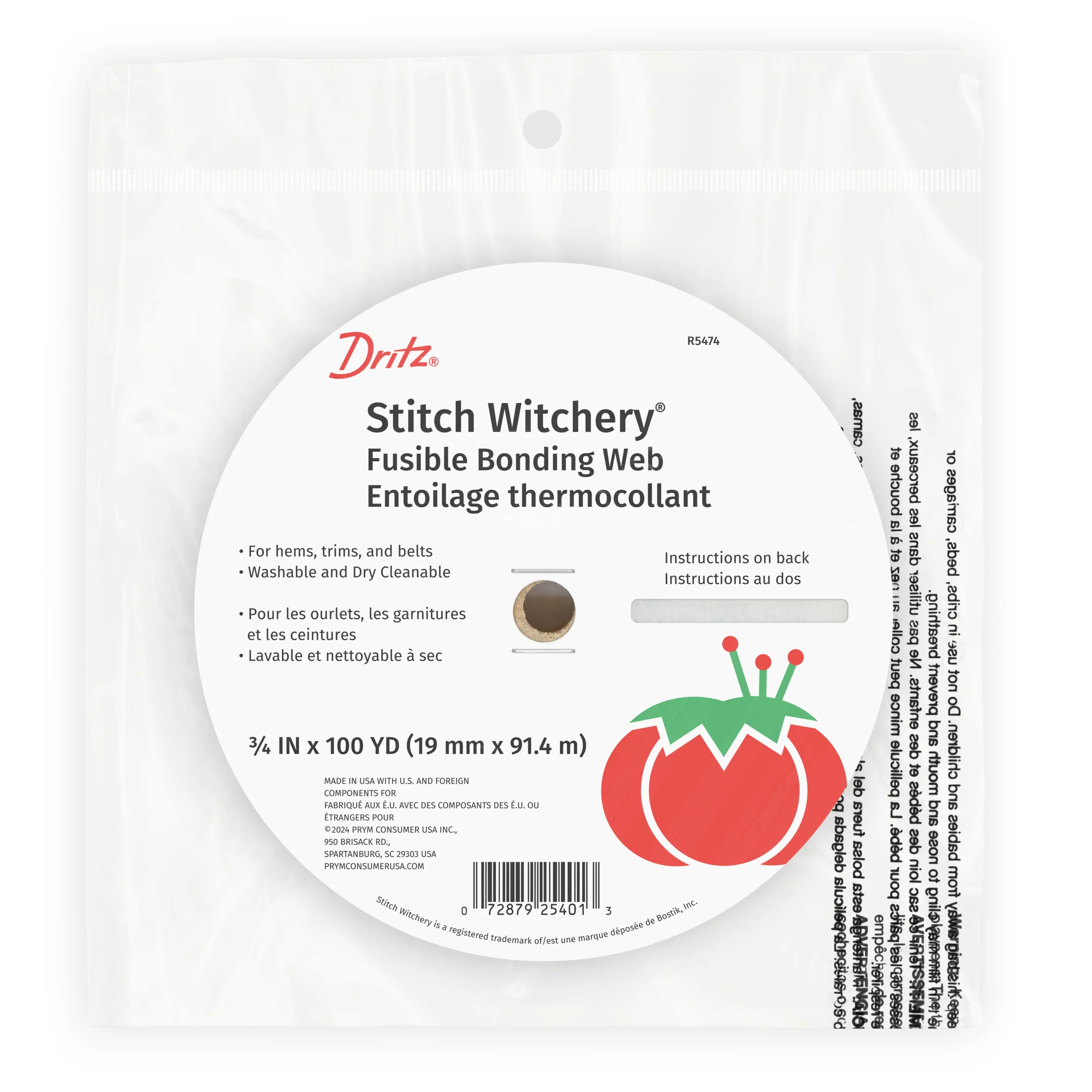 Stitch Witchery Fusible Bonding Web, Regular Weight, White - Image 13