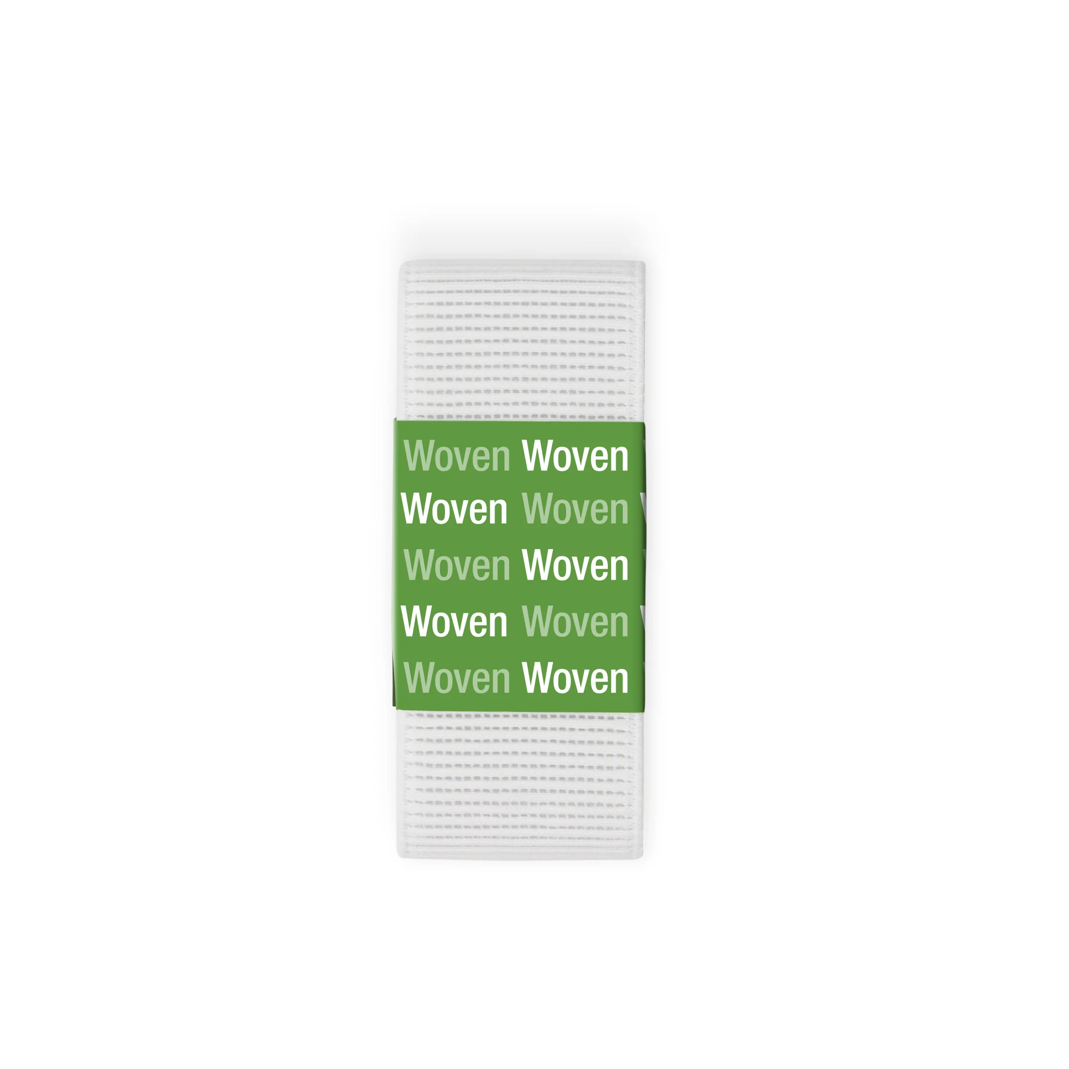 1-1/2" Ribbed Non-Roll Elastic, White - Image 2