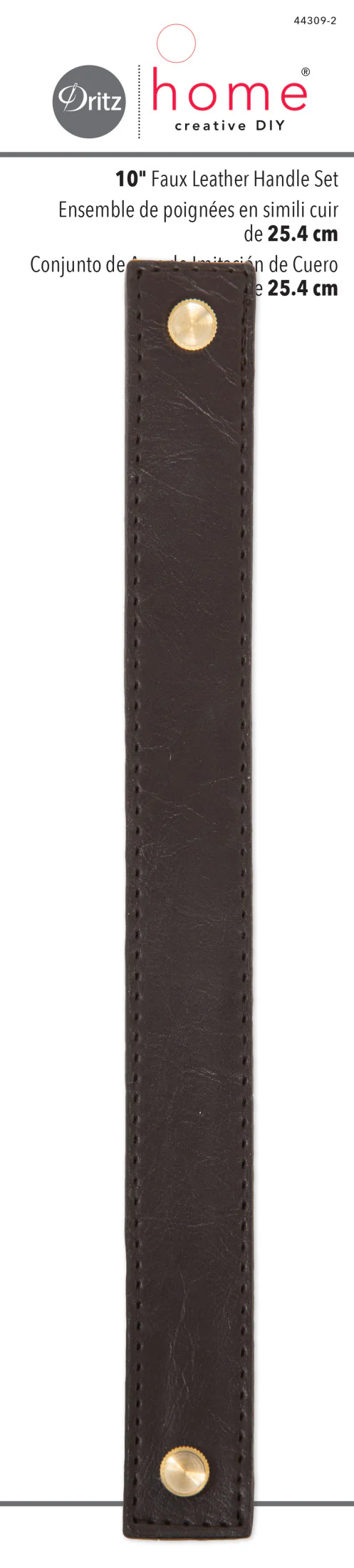 10" Faux Leather Handle Set - Image 6