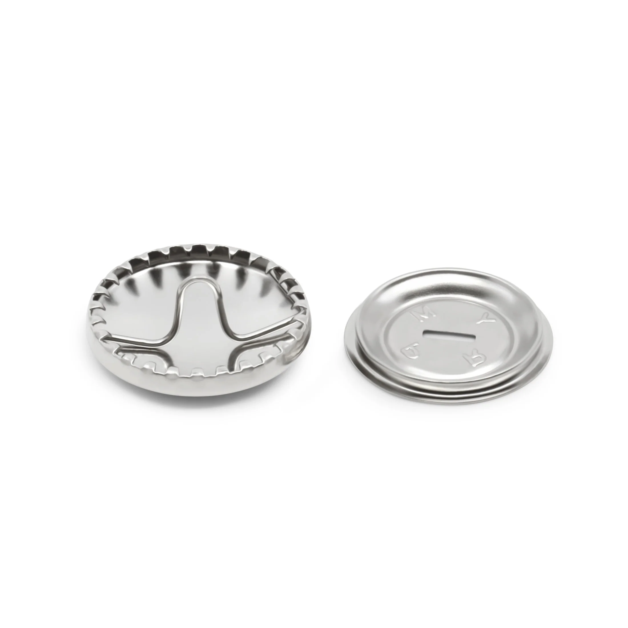 Half Ball Cover Buttons, Nickel - Image 15
