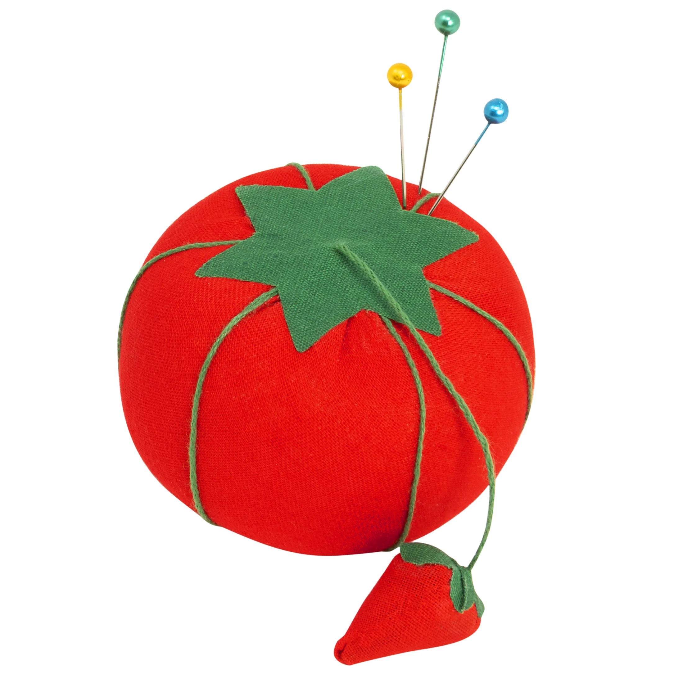 2-3/4" Tomato Pin Cushion with Strawberry Emery - Image 5