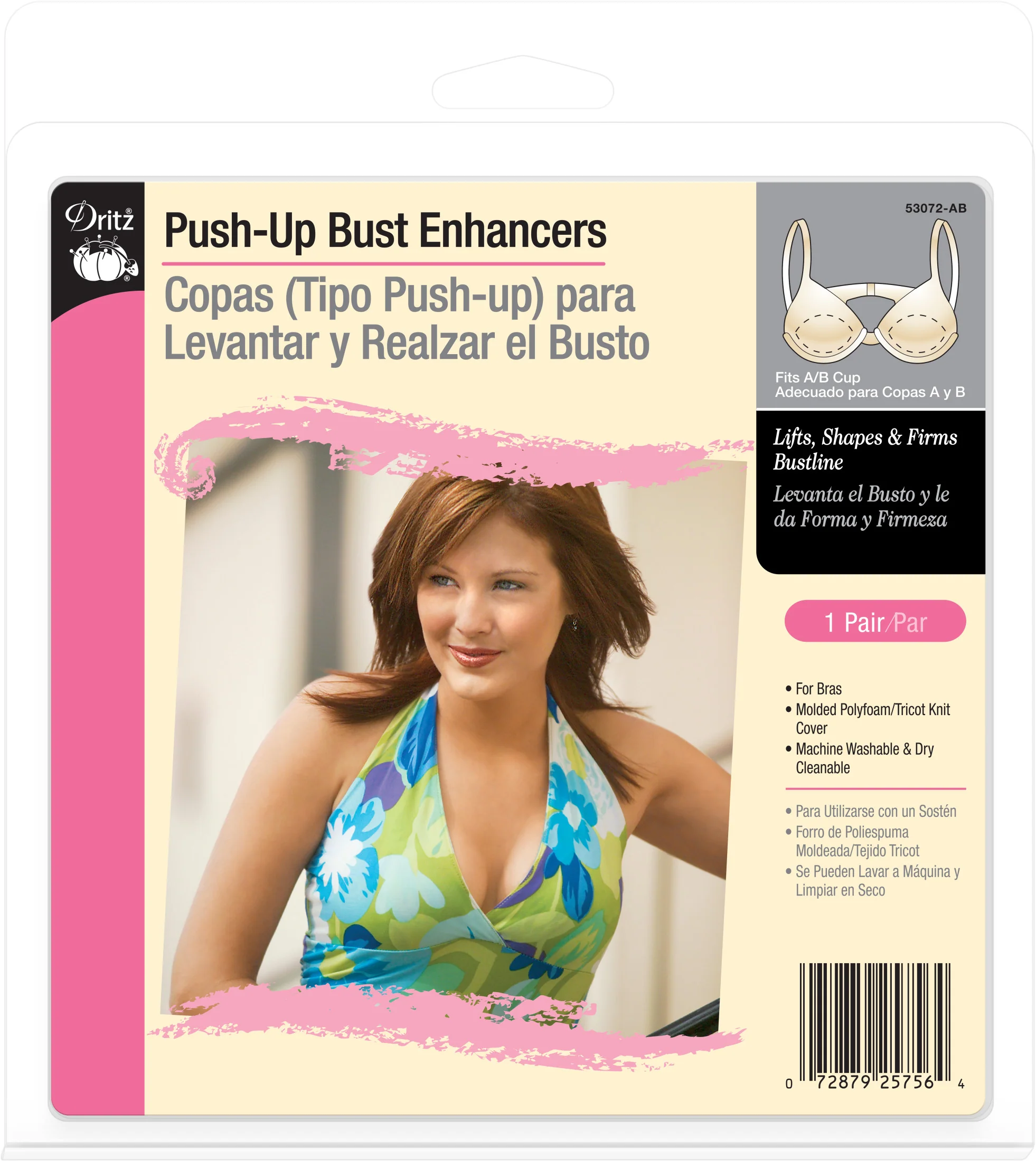Push-Up Bust Enhancers, Beige