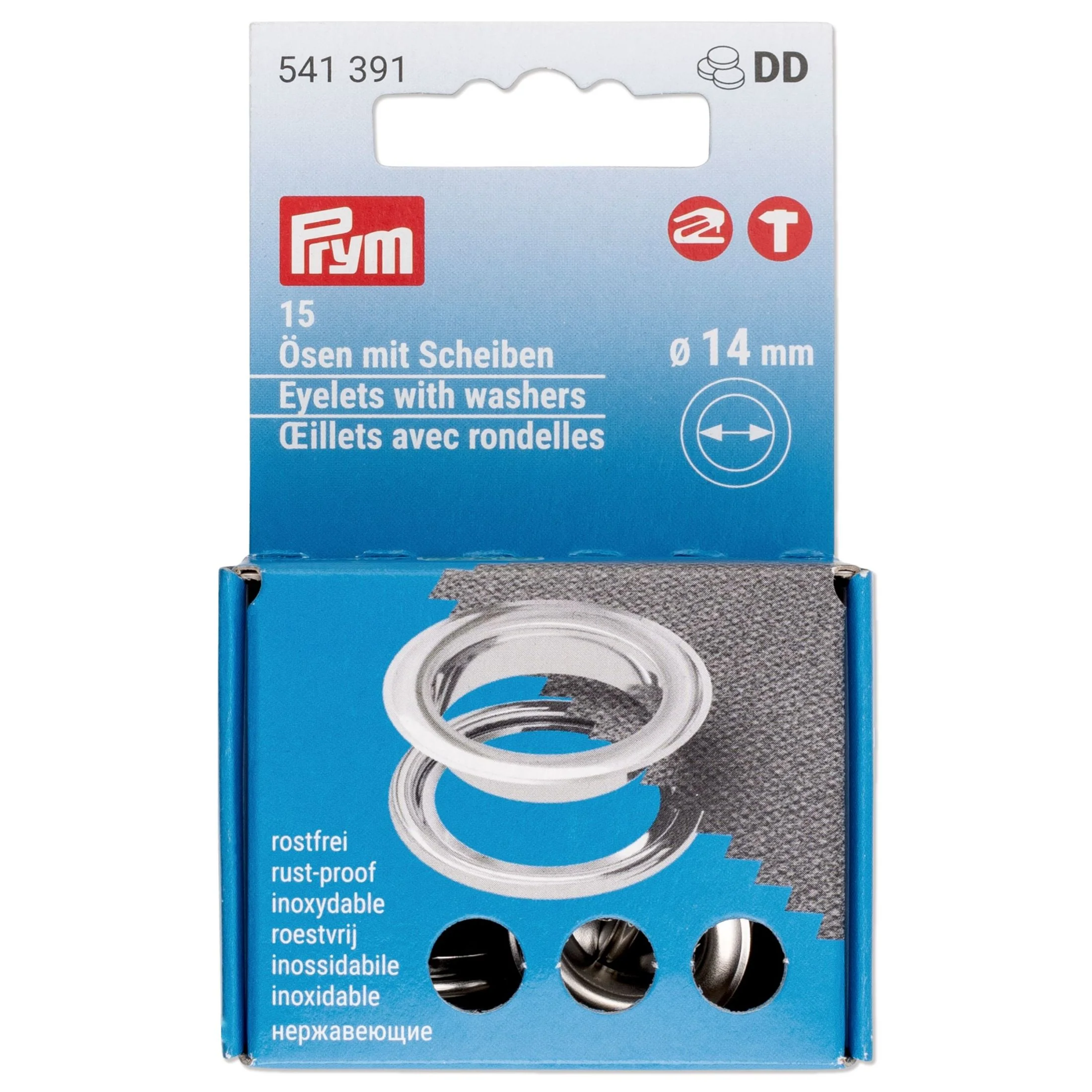 Eyelets With Washers 14 mm 15 pc Refill - Image 24