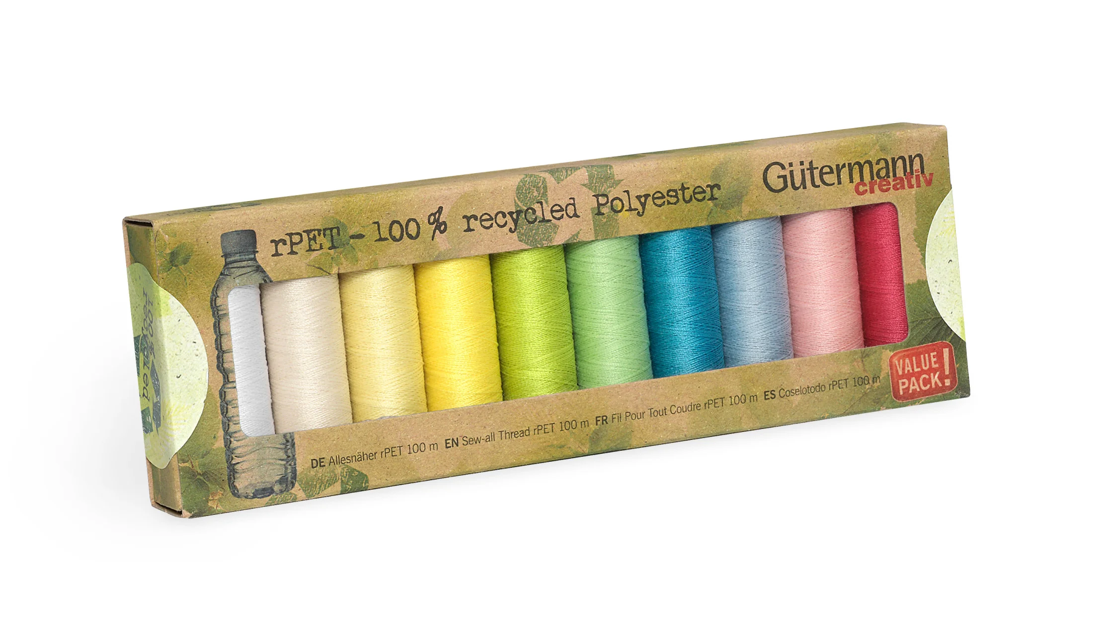 Sew-All rPET Polyester Thread Set, 10 Spools