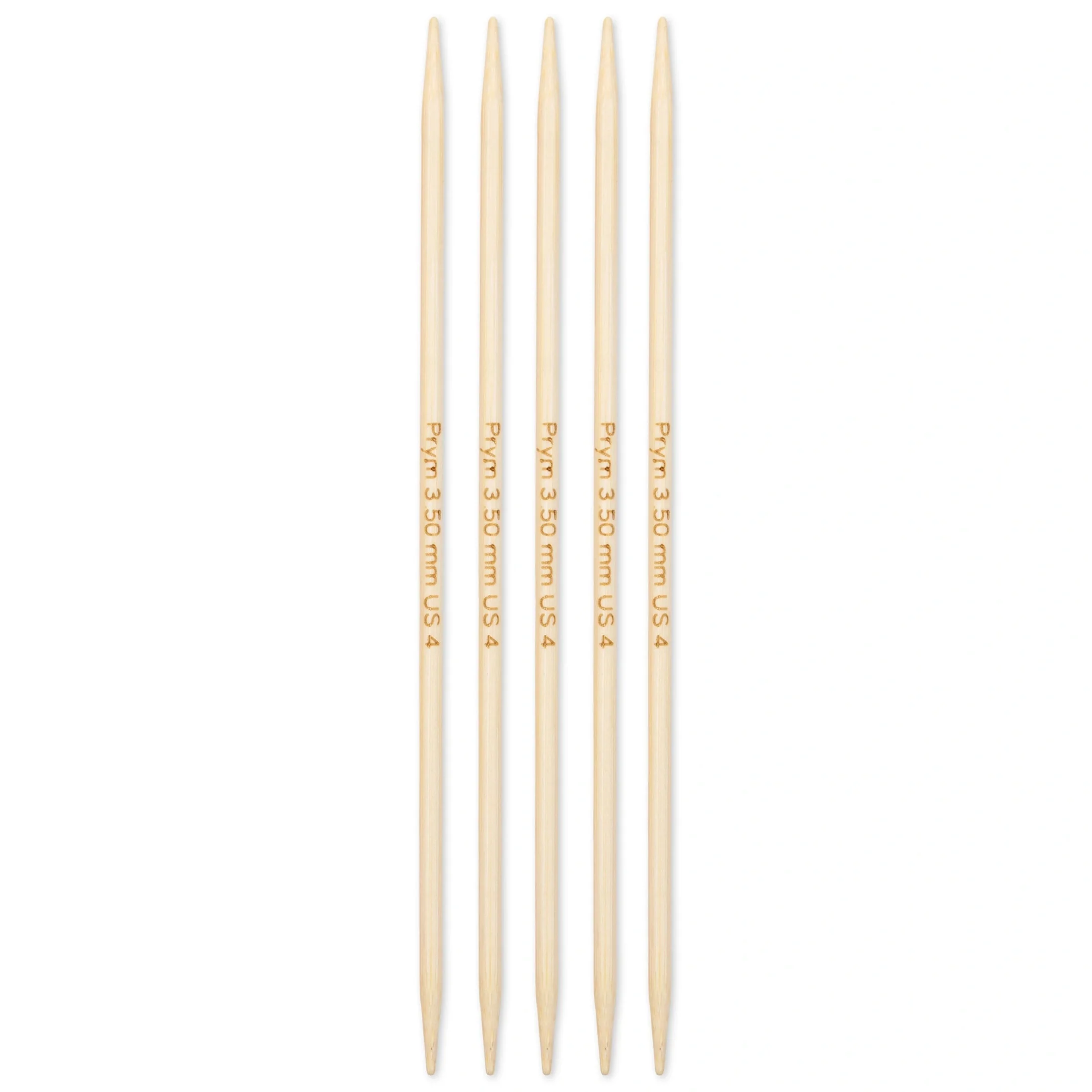 6" Double Point Knitting Needles, Bamboo - Image 10