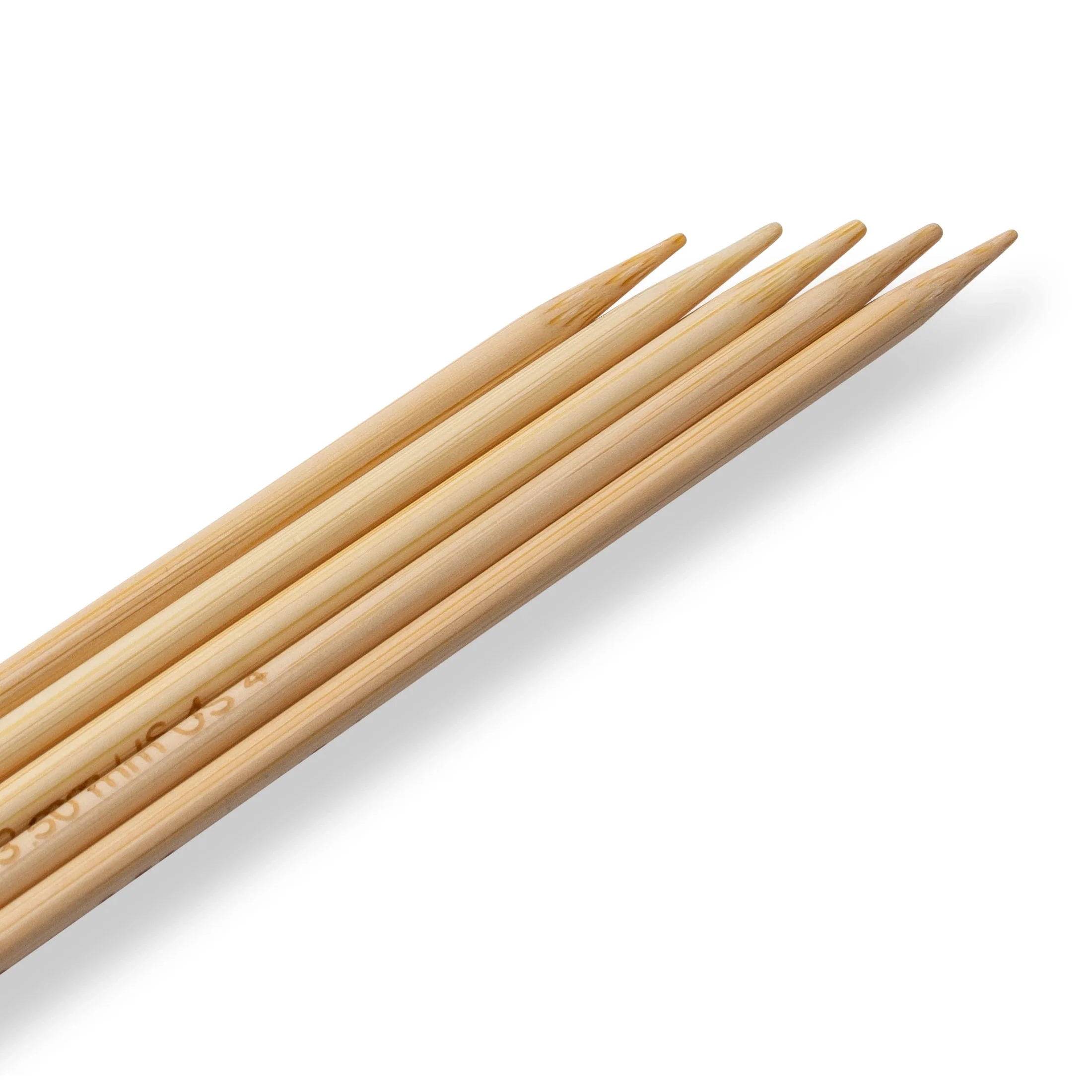 6" Double Point Knitting Needles, Bamboo - Image 12