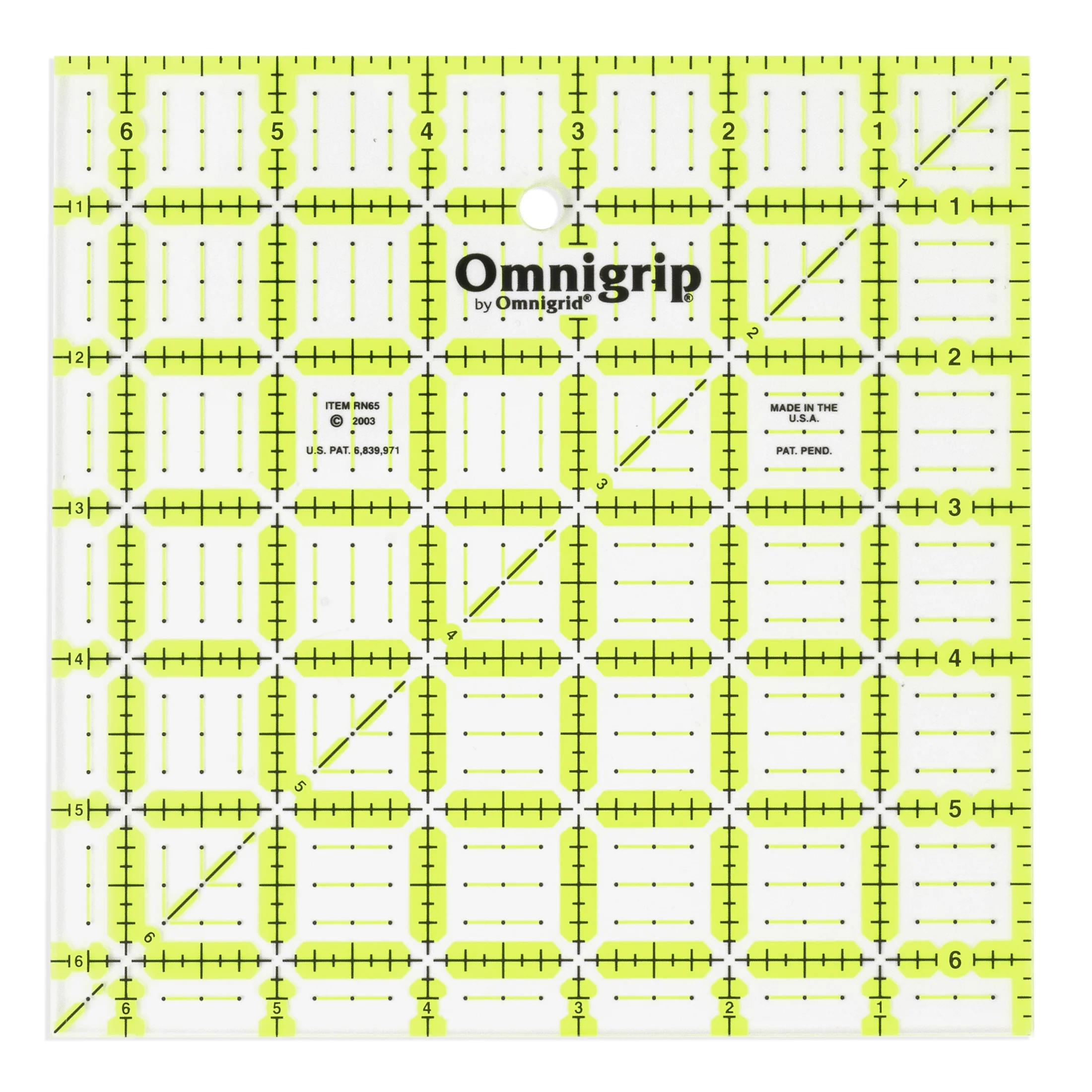 Omnigrip Non-Slip Square Ruler Value Pack (6-1/2", 8-1/2", 10-1/2") - Image 3