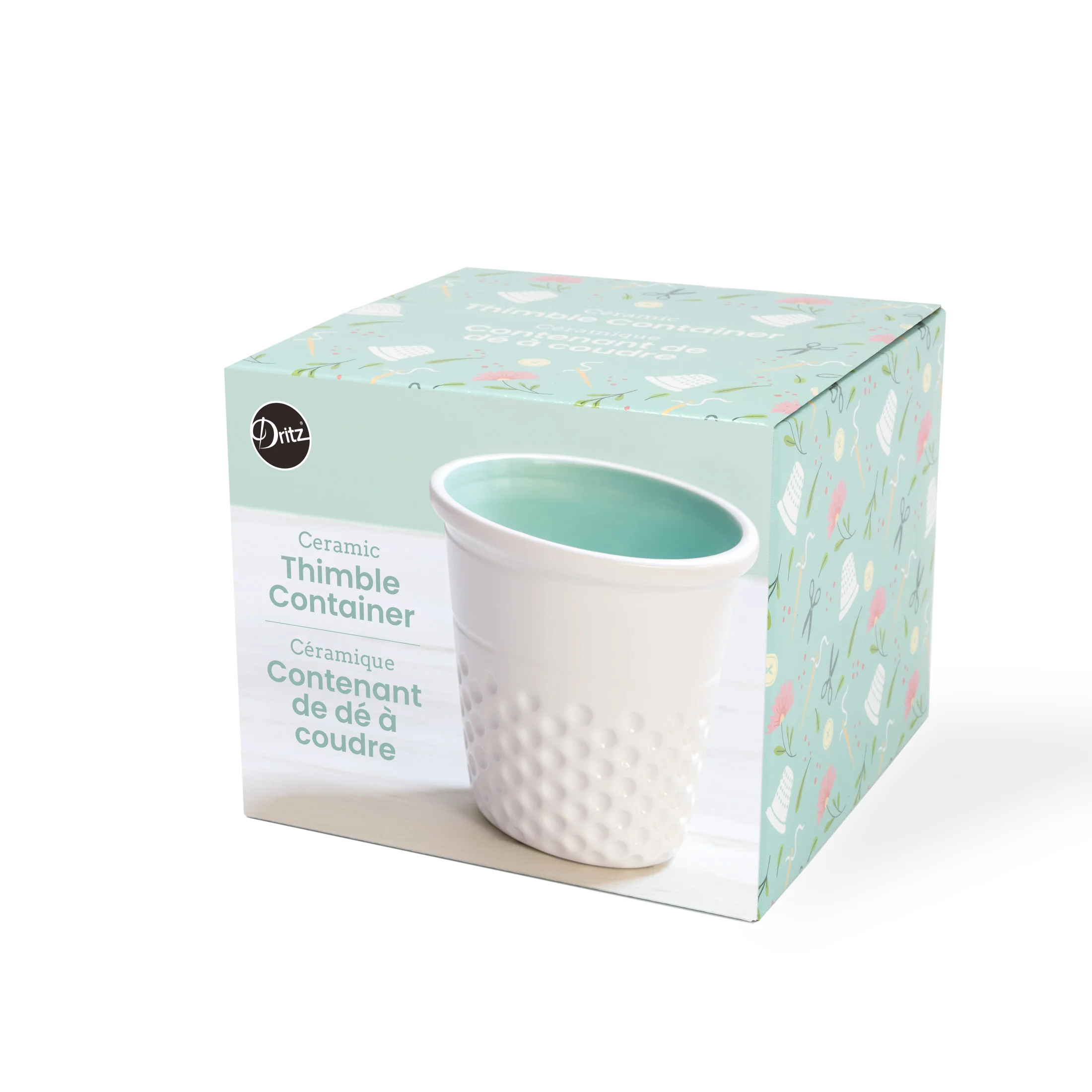 Novelty Ceramic Thimble Container - Image 6